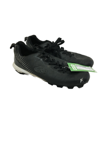 Used Rawlings Mens Black 7.5 Bb Cleats 11692-s000122694