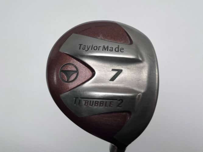 TaylorMade Ti Bubble 2 7 Fairway Wood 21* Bubble TS-100 Tour Stiff RH