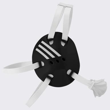 New Adidas Response Black White Wrestling Ear Gaurd 11692-64aae100bw