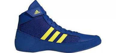 New Adidas Hvc 2 Yth 10 Royal Blue Yellow Wrestling Shoes 11692-64abd7637y10