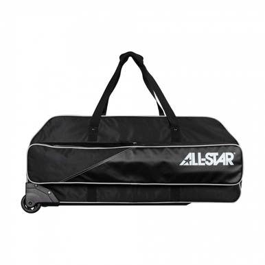 New All Star Pro Wheeled Duffle Bag W Bat Compartment Wheeled Duffle Bag 11692-astbb3rbbk