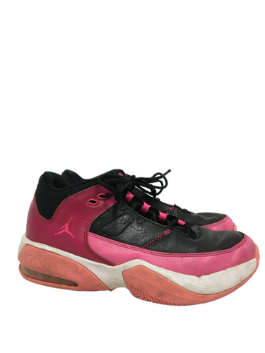 Used Jordan Max Aura 3 Womens 7 Basketball Shoes Black And Pink 11692-s000129545