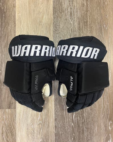 Warrior Alpha DX Pro Stock Hockey Gloves Black 13 Inch
