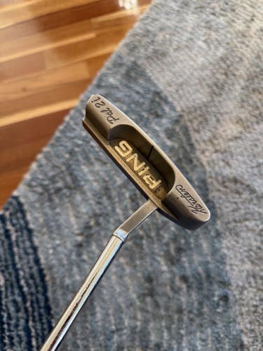 Vintage PING KARSTEN PAL 2i PUTTER - RH 35.5 Original Grip Stainless Shaft
