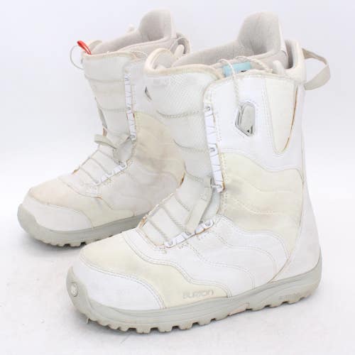Burton Mint Quick Lace Women's Snowboard Boots - Size 6.5 / Mondo 23.5 Used