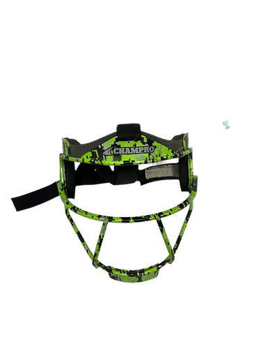 Used Champro Green Camo Os Sb Fielders Mask 11692-s000133701