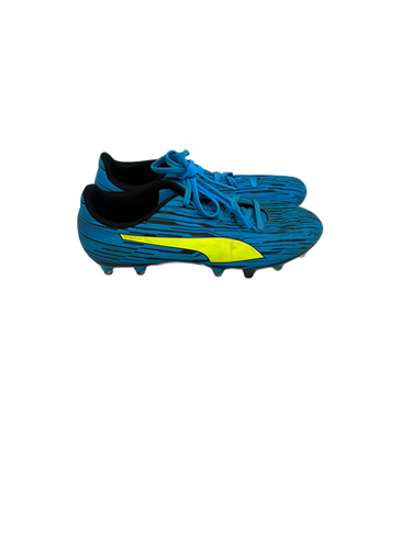 Used Puma Rapido Jr 3.5 Soccer Cleats Royal Blue 11692-s000134536