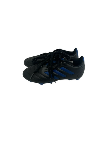 Used Adidas Goletto Jr 1 Soccer Cleats Black And Navy Blue 11692-s000141878