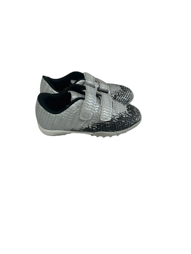Used Youth 12 Soccer Turf Indoor Soccer Shoes Grey 11692-s000141993