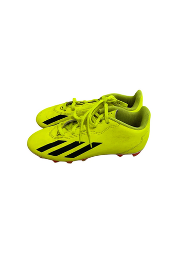 Used Adidas Crazyfast Jr 2 Yellow Soccer Cleats 11692-s000142231