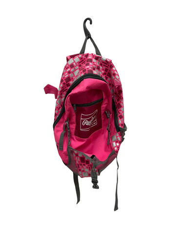 Used Rawlings Bb Sb Backpack Bag Pink Player Backpack 11692-s000143214