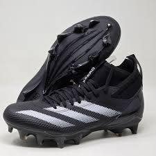 New Adidas Adizero Impact Mens 13.5 Black And White Football Cleats 11692-s000143266