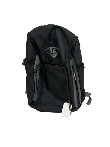 Used Louisville Slugger Black Bb Sb Backpack Player Backpack 11692-s000143295