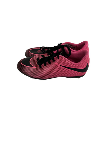 Used Nike Bravata Jr 4 Soccer Cleats Pink 11692-s000143487