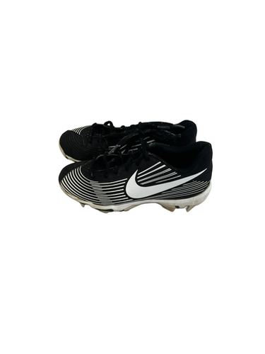 Used Nike Hyperdiamond Jr 2 Bb Sb Cleats Black And White 11692-s000143474