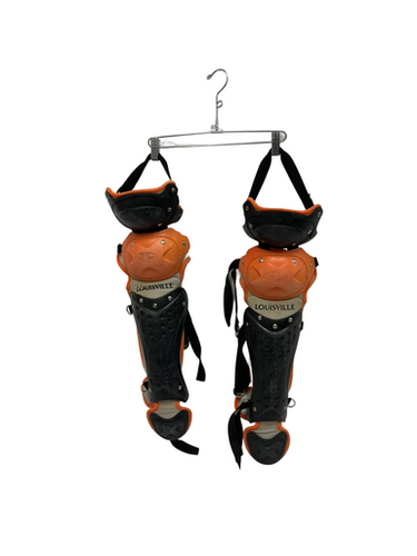 Used Louisville Slugger Int Catchers Shin Guards 11692-s000143496