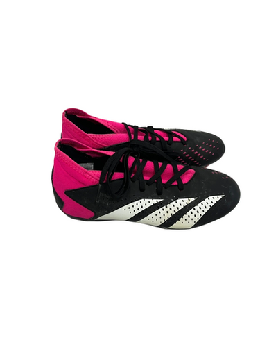 Used Adidas Predator Jr 4 Black Soccer Cleats 11692-s000143609