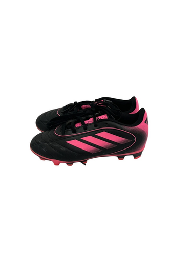 Used Adidas Goletto Jr 1.5 Black And Pink Soccer Cleats 11692-s000143640