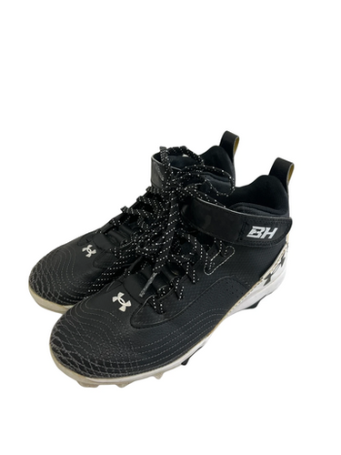 Used Under Armour Harper Jr 3.5 Bb Sb Cleats Black 11692-s000143656