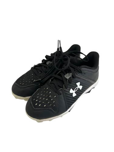 Used Under Armour Leadoff Jr 2.5 Bb Sb Cleats Black 11692-s000143657