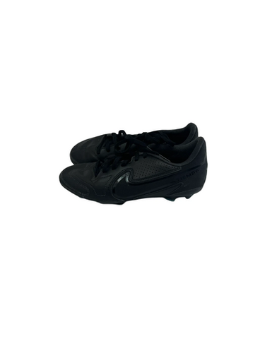 Used Nike Tiempo Jr 5.5 Black Soccer Cleats 11692-s000143734