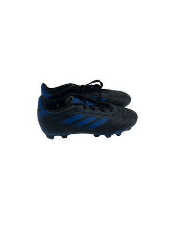 Used Adidas Goletto Jr 2 Black And Navy Blue Soccer Cleats 11692-s000143752