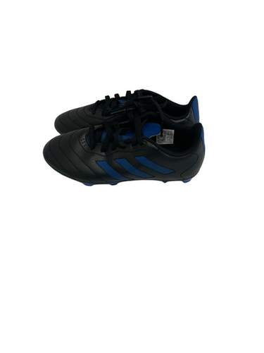 Used Adidas Goletto Jr 3.5 Black And Navy Blue Soccer Cleats 11692-s000143771