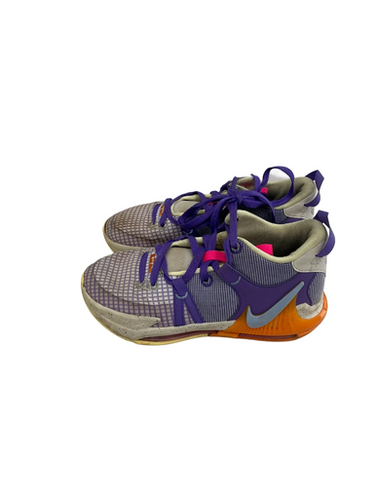 Used Nike Lebron Jr 5.5 Purple Basketball Shoes 11692-s000143779
