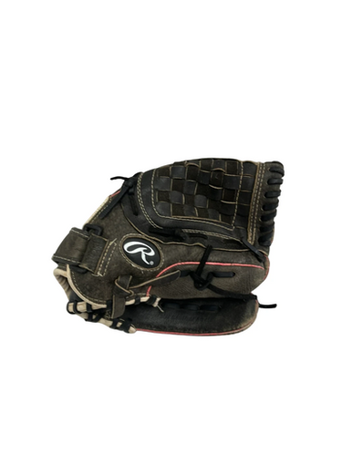 Used Rawlings St115dsp 11.5" Rh Throw Black Fastpitch Glove 11692-s000143783