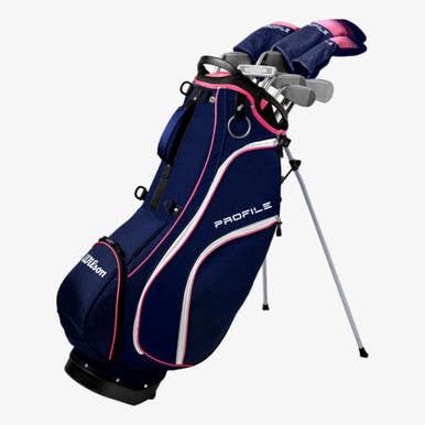 New Wilson Profile Womens Rh Complete Golf Set W Stand Bag 11692-wilwg1r0358011