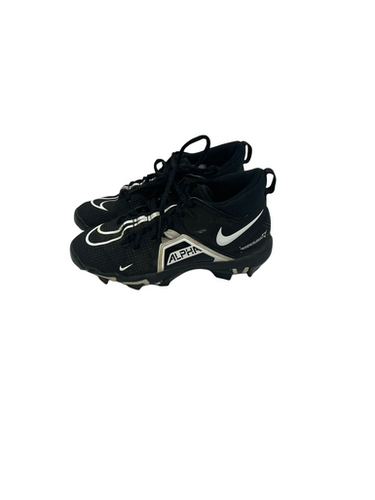 Used Nike Alpha Menace Shark Jr 3.5 Fb Cleats Black 11692-s000143828