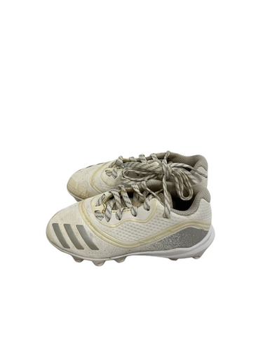 Used Adidas Icon V Yth 12 White Baseball Cleats 11692-s000143899