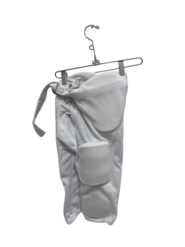 Used Rawlings Youth Md White Integrated Football Pants 11692-s000143912