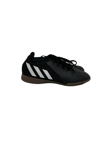Used Adidas Predator Jr 2.5 Black Indoor Soccer Shoes 11692-s000145789
