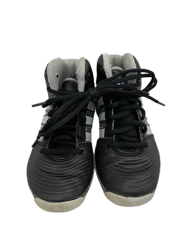 Used Adidas Youth 13.5 Basketball Shoes Black And Grey 11692-s000145885