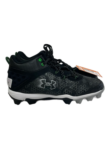 New Under Armour Harper 8 Mens 9 Black And White Baseball Cleats 11692-s000145866