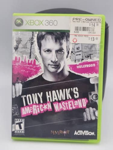 Tony Hawks American Wasteland (Xbox 360, 2005)  Complete CIB  Tested