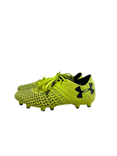 Used Under Armour Cf Force 3.0 Jr 3 Soccer Cleats Optic Yellow 11692-s000147852