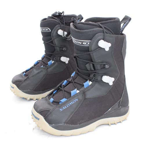 Salomon Kamooks Adult Snowboard Boots - Size 5.5 / Mondo 23.5 Used