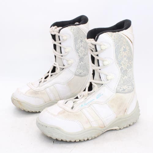 Millennium Three Frost Woman's Snowboard Boots - Size 2 / Mondo 22 Used