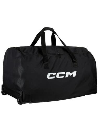 New Ccm 420 Player Jr Hockey Wheeled Bag 11692-ccmb420w32blk