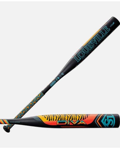 New Louisville Slugger Fp Diva Bb Sb Fastpitch Bat 11602-fp-diva
