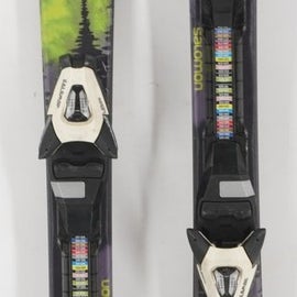 Salomon Q-Max Jr. Kids Skis with Bindings - 110 cm Used