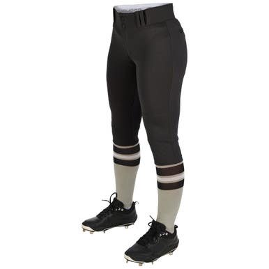 New Champro Tournament Knicker Black Womens Lg Softball Pants 11692-chpbp11kwbl