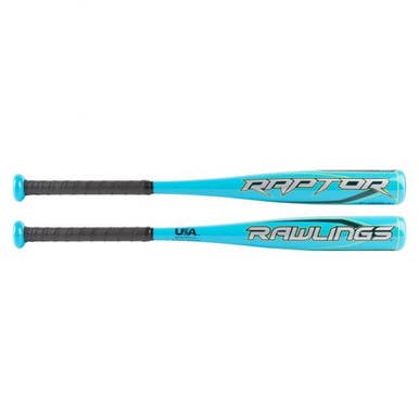 Rawlings Usa Raptor Youth Alloy Baseball & Softball Usa 2 5 8 Barrel Bats 28" 11692-rawus2r1028