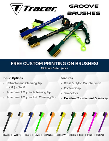 New Tracer Pias Brush W Zipline *assorted Colors* 11692-spkpiasbrushret