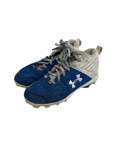 Used Under Armour Leadoff Jr 5 Royal Blue Baseball Cleats 11692-s000136989