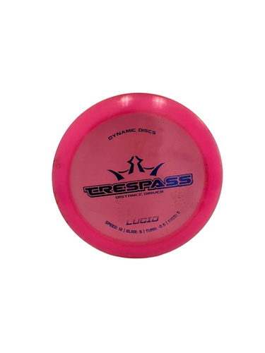 Used Dynamic Discs Lucid Trespass 175g Pink Disc Golf Driver 11692-s000141526