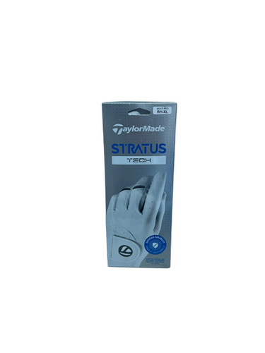New Taylormade Stratus Tech Mens Xl Rh Golf Glove White 11692-s000141665