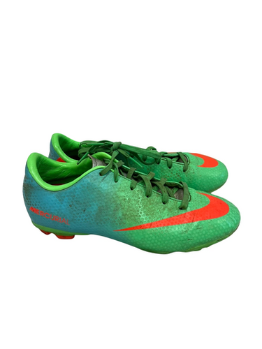 Used Nike Mercurial Jr 4.5 Soccer Cleats Kelly Green 11692-s000141748